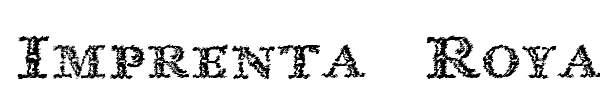 Imprenta Royal Nonpareil font preview